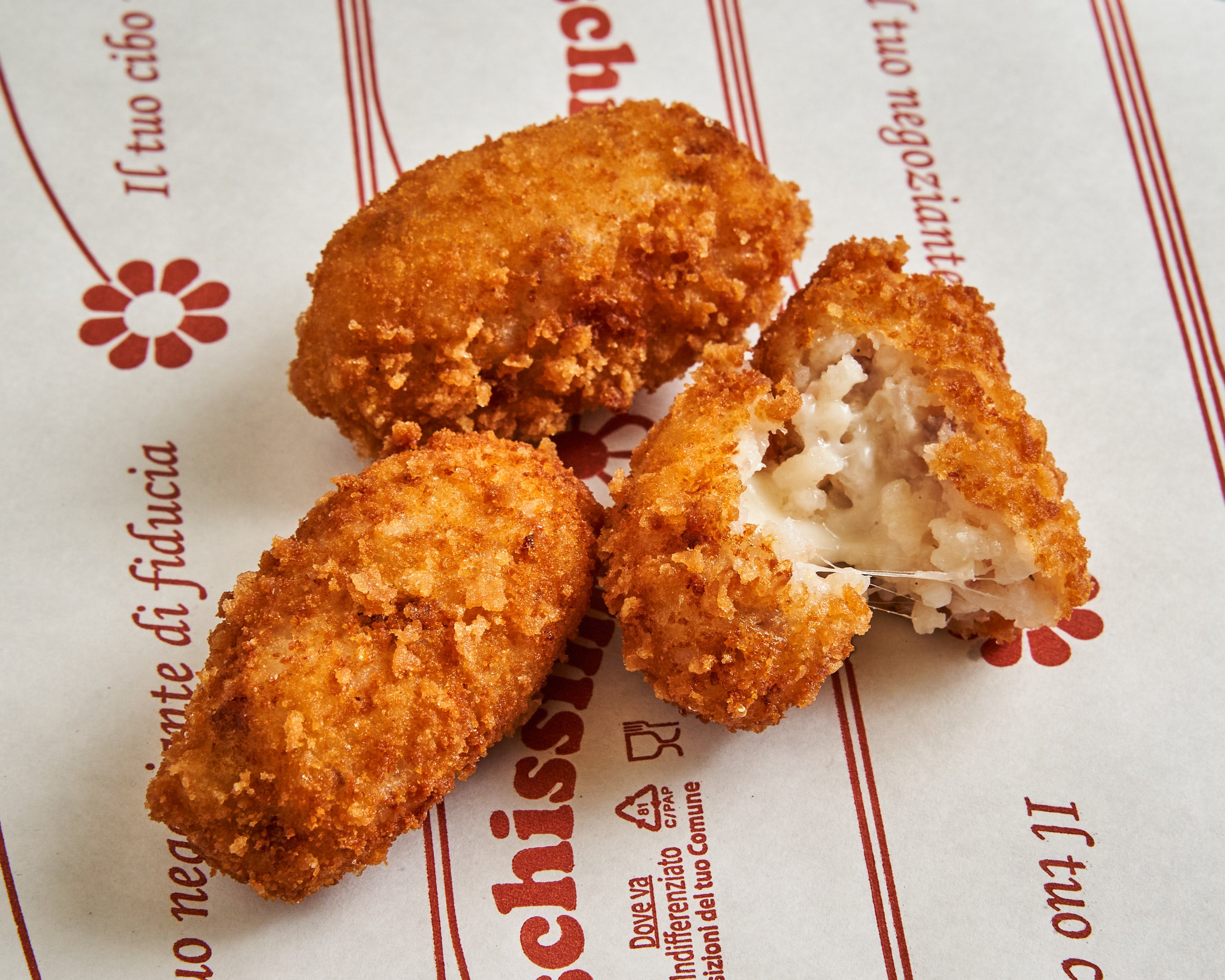 Arancini prosciutto